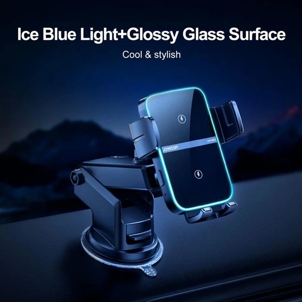 Joyroom Sensörlü Wireless Kablosuz Araç Şarj Cihazı Ve Tutucu (Göğüs) - 4