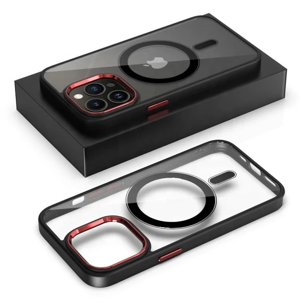 İphone 13 Pro Magsafe Leon Çerçeveli Cep Telefonu Kılıfı - 2