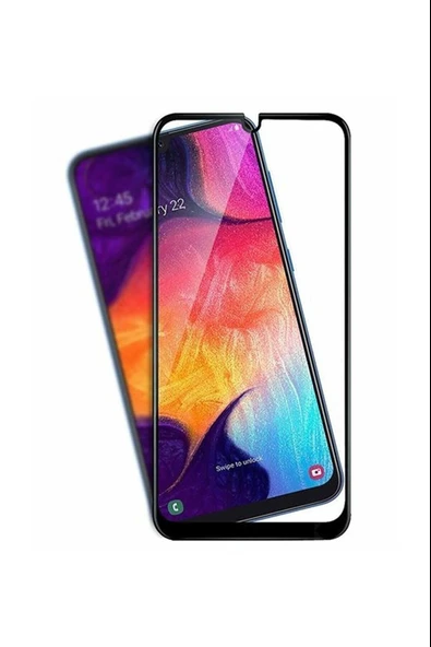 Samsung Galaxy A50 9D Full Cam Kavisli Ekran Koruyucu - 2