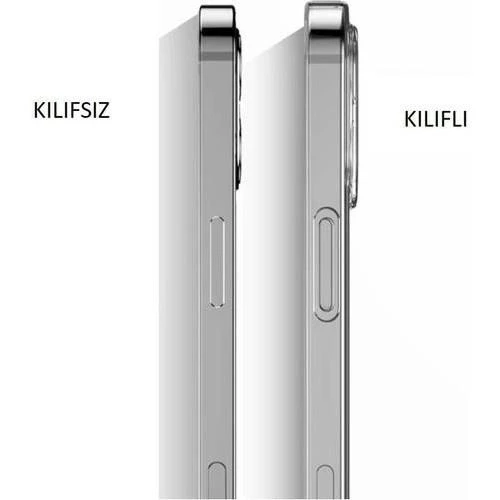 İphone 14 Plus Şeffaf Korumalı Tıpalı Silikon Kapak-Kılıf - 2