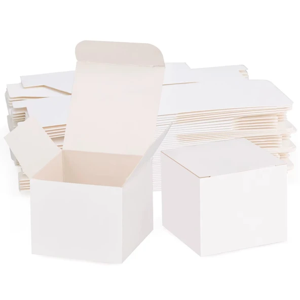Zuidid Kraft Mini Hediye Kutusu 6X6X6 cm 50 Adet