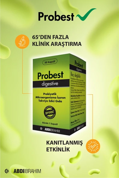 Probest Probiyotik Digestive 20 Kapsül - 5