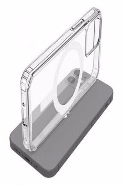 İphone 14 Plus Magsafe Şeffaf Kapak ürün görseli