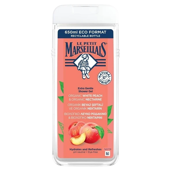 Le Petit Marseillais Şeftali&Nektarin Duş Jeli 650 Ml