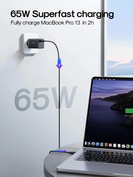 Joyroom 65W Pd Usb Çoklu Şarj Kablosu - Resim 3