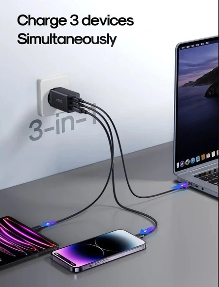 Joyroom 65W Pd Usb Çoklu Şarj Kablosu - Resim 4