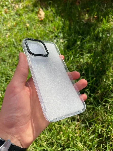 İphone 14 Pro Max Casetify Şeffaf Silikon Telefon Kılıfı - 5