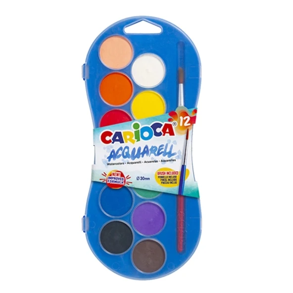 CARİOCA SULU BOYA 30 MM.12'Lİ YENİ