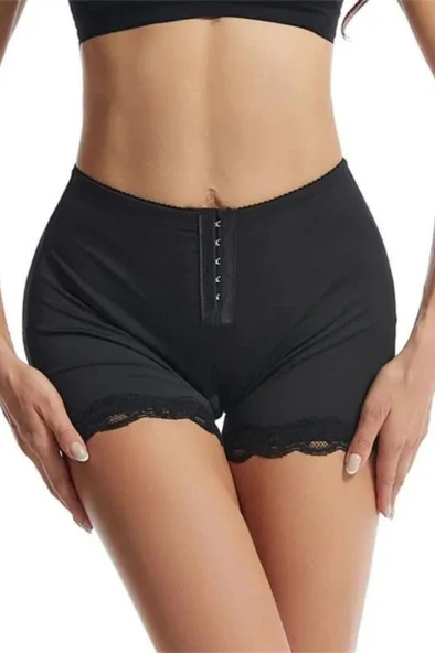 Kadın Popo Dolgulu Göbek Bel Inceltici Toparlayıcı Lifter Şort Korse İnce Görürüm Korse - Resim 5