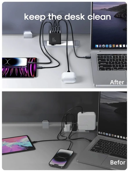 Joyroom 67 W Pd Usb Çoklu Şarj Kablosu - 3