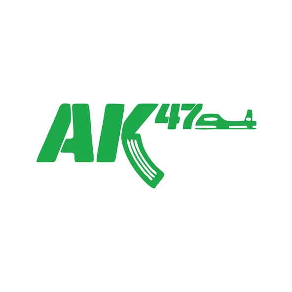 ak47 sticker17x17 Cm Yeşil ürün görseli