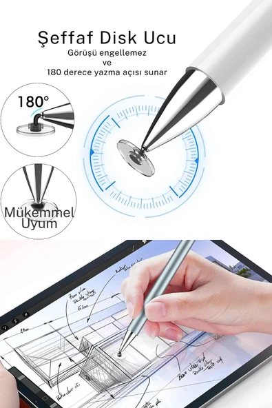 Galaxy A9 Plus 11 inç X210 Uyumlu Tablet Kılıfı Tablet Kalemi Ve Ekran Koruyucu Set - Resim 8