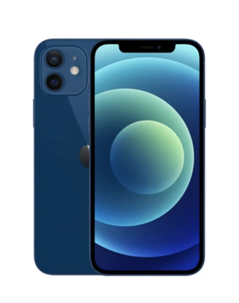 YENİLENMİŞ APPLE İPHONE 12 64 GB MAVİ (12 AY GARANTİLİ) - A KALİTE