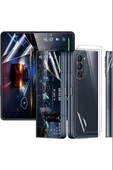 Samsung Z Fold 4 Nano Ekran Koruyucu Ön + Arka Tam Kaplayan - Resim 3
