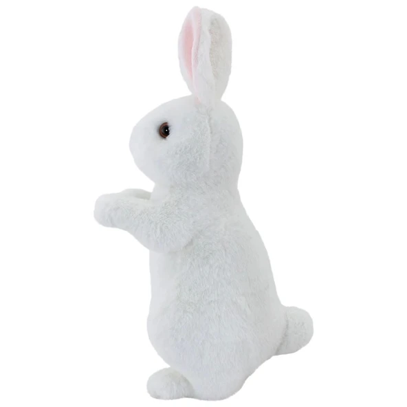 Neco Plush Tavşan 35 cm - Beyaz Renk - Resim 2
