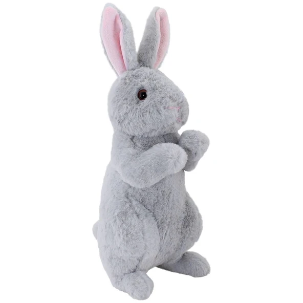 Neco Plush Tavşan 35 cm - Gri Renk ürün görseli