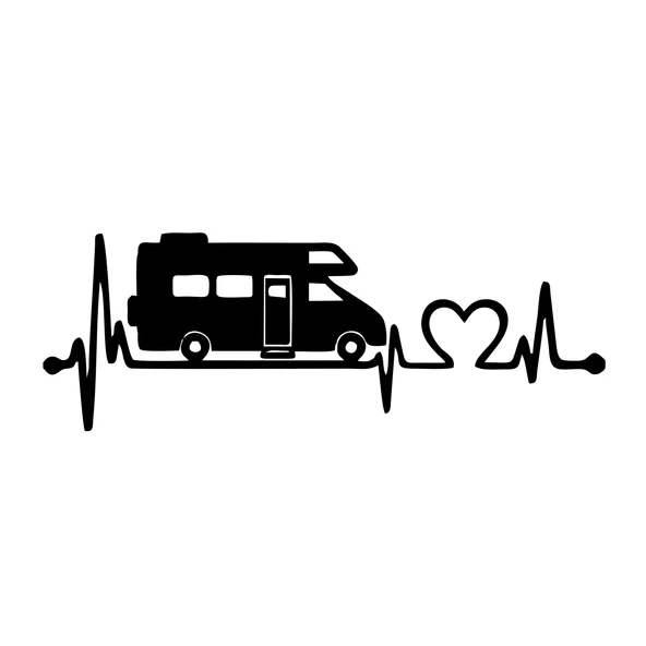 Ritim Karavan Sticker 17x17 Cm Siyah