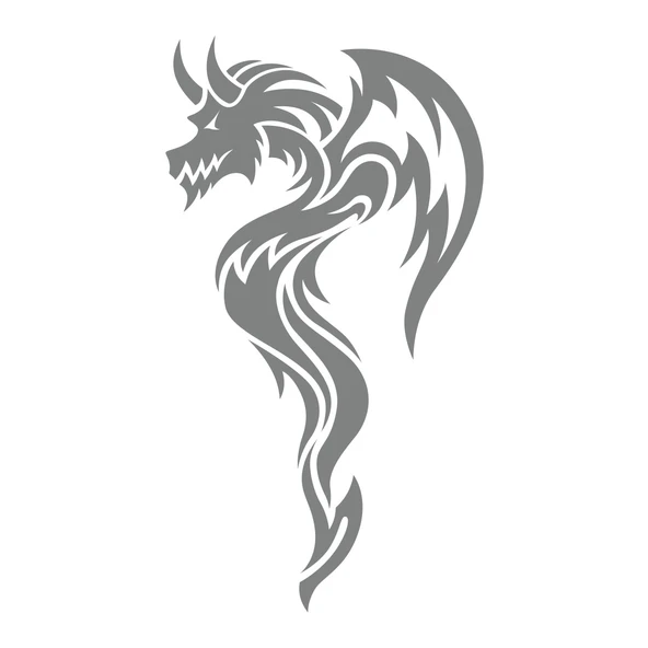 Ejderha Sticker 17x17 Cm Gri ürün görseli