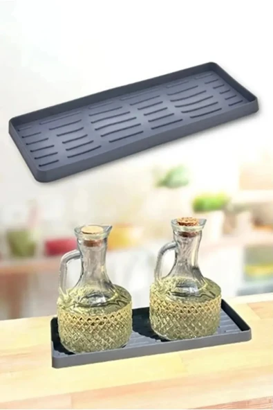 Tırtıklı Silikon Yağdanlık Altlığı Yağdanlık Standı Tutucu - 2