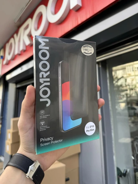 Joyroom iPhone 16 Pro Max (6.9) Hayalet Kırılmaz Cam Tam Kaplayan Ekran Koruyucu - 2