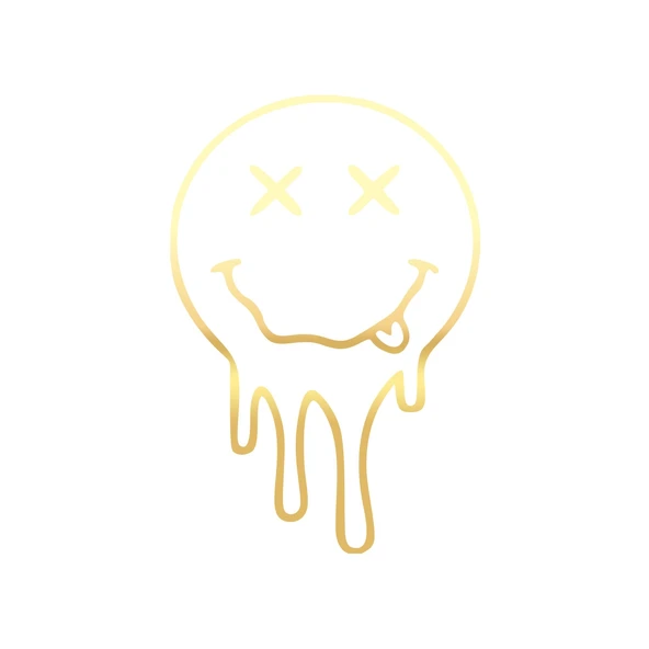 Akan Surat Sticker17x17 Cm Gold ürün görseli