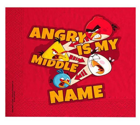Angry Birds Peçete 33 Cm ( 16 Adet )