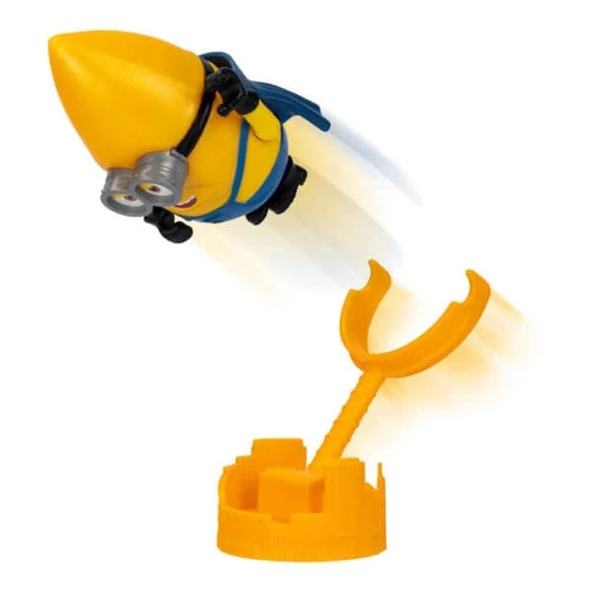 Minions Aksiyon Figürü 10 Cm 59277 Launch & Crash Mega Minion Gus - Resim 3