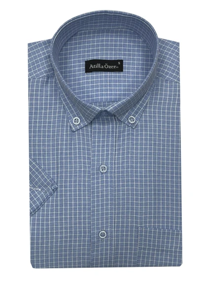 Atilla Özer Kısa Kol Klasik Erkek Gömlek 7313 ürün görseli