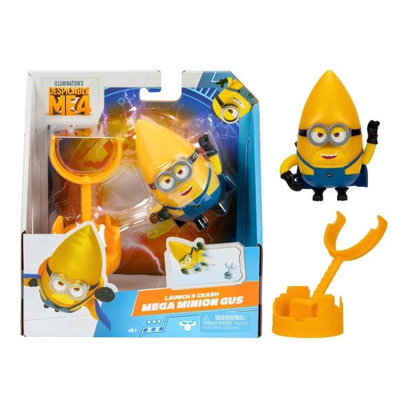 Minions Aksiyon Figürü 10 Cm 59277 Launch & Crash Mega Minion Gus ürün görseli