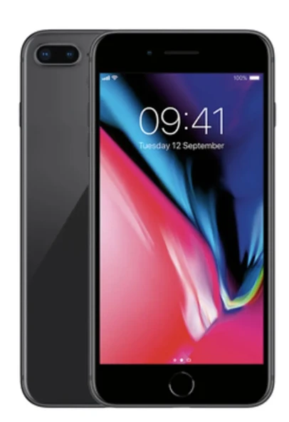 YENİLENMİŞ APPLE İPHONE 8 PLUS 64 GB SİYAH (12 AY GARANTİLİ) - A KALİTE