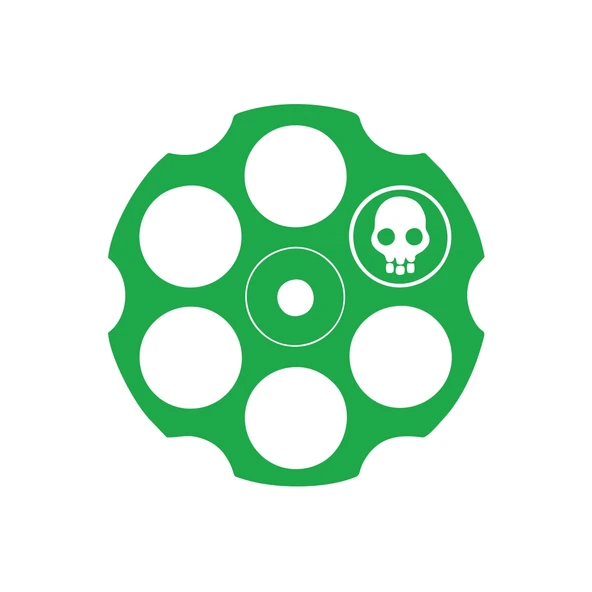 Altı patlar Stiker 17x17 Cm Yeşil ürün görseli