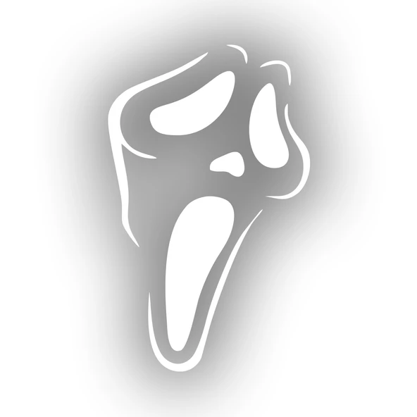 Hayalet Sitcker17x17 Cm Beyaz ürün görseli