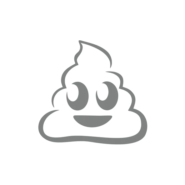 Sevimli Gülen B*k Emoji Sticker17x17 Cm Gri ürün görseli