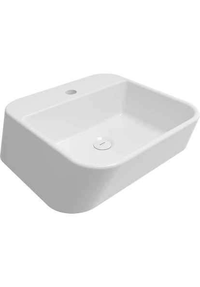 Bocchi Firenze Çanak Lavabo 50X42 cm Parlak Beyaz 1074-001-0126
