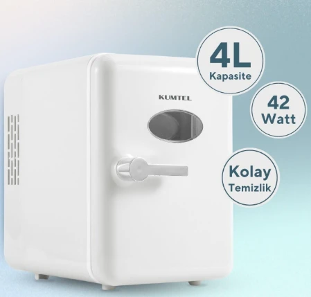 Kumtel HMFR-01 4 L Mini Buzdolabı PEMBE