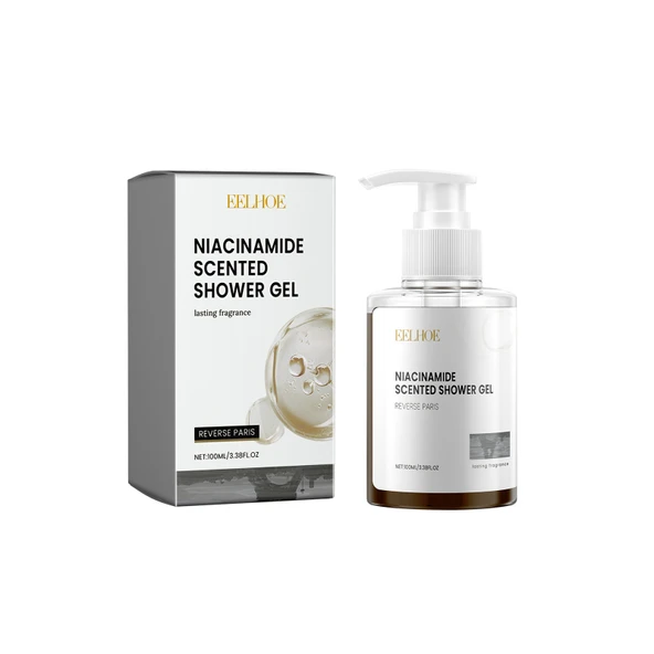 Niasinamid Kokulu Duş Jeli - 100ml - Cilt Aydınlatıcı ve Nemlendirici