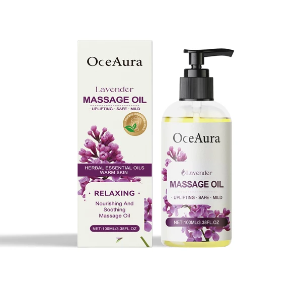 OceAura Lavanta Vücut Yağı - 100ml - Nemlendirici ve Besleyici