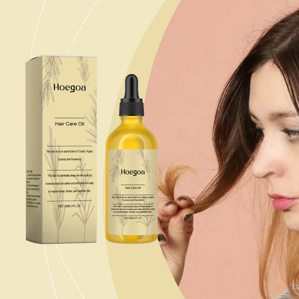 Argan, Hindistan Cevizi ve Biberiye Yağlı Saç Bakım Esansiyel Yağı - 30ml