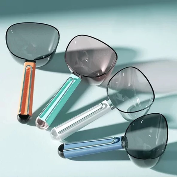 Klipsli Ölçekli Kedi Köpek Mama Küreği ürün görseli 1