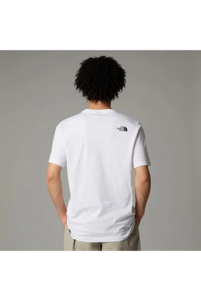 M SS EASY TEE White White S - Resim 3