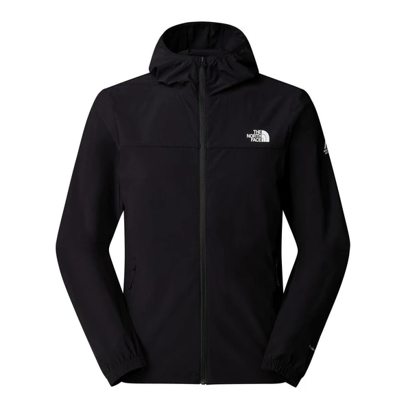 M MOUNTAIN ATHLETICS HOODED WIND JACKET Black XS Black