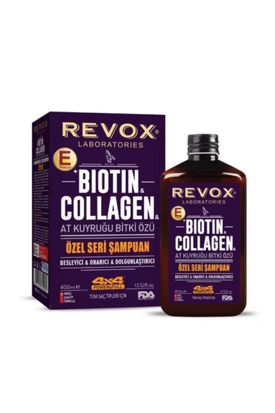 At Kuyruğu Bitki Özü Biotin Collagen Özel Seri Şampuan 400 ml