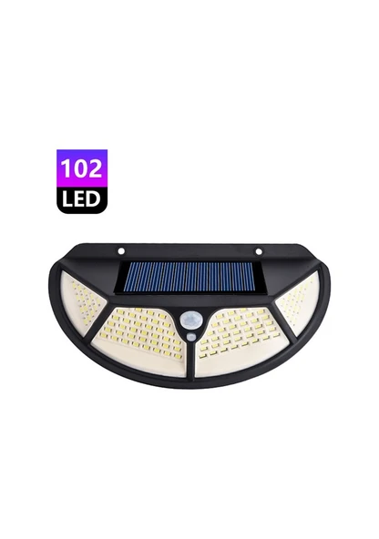 Fonksiyonel Sensörlü 102 Ledli Solar Bahçe Lambası - 4