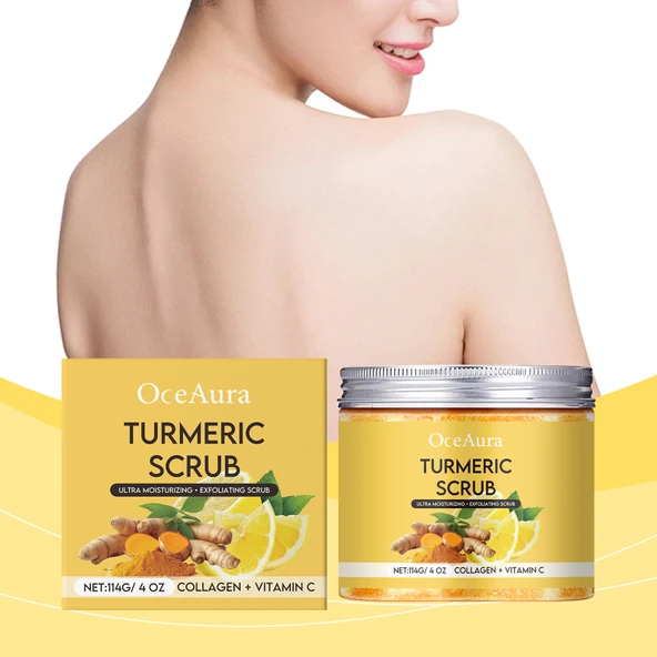 Zerdeçal Limonlu Vücut Peelingi - 114g - Nemlendirici ve Arındırıcı