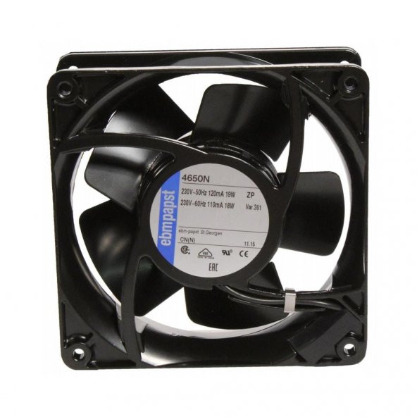 Ebm Kare Fan 12*12 4650 N Papst Fan