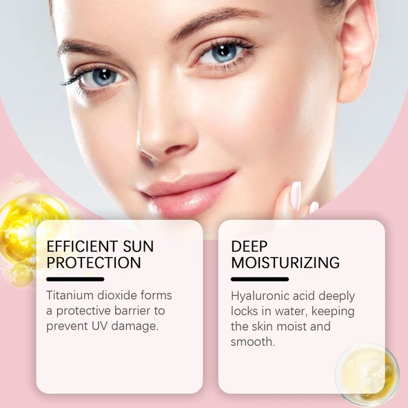 OceAura Yüz Koruma Kremi - Nemlendirici, UV Korumalı - 50g