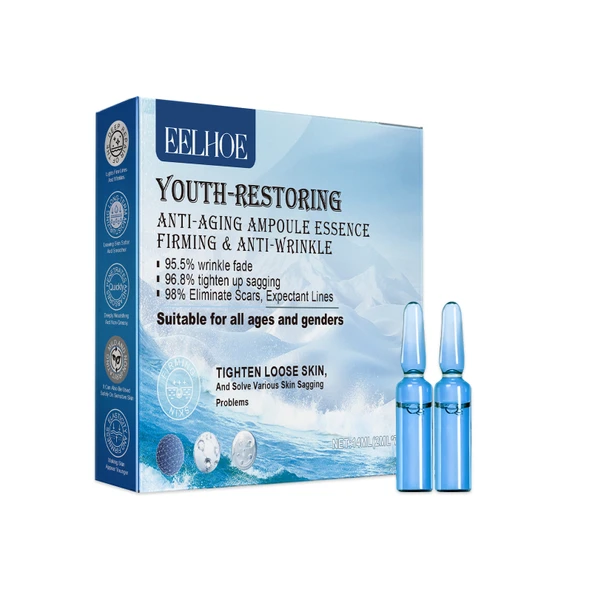 Yüz Ampul Serum - 14ml - Kolajen, Hyaluronik Asit ve C Vitamini İçerikli