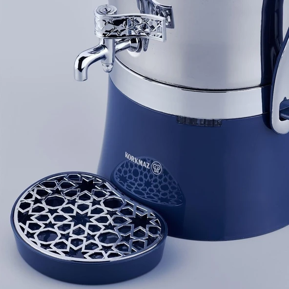 Korkmaz A843 Hanedan Azura Çelik Semaver Inox - Krom - 2