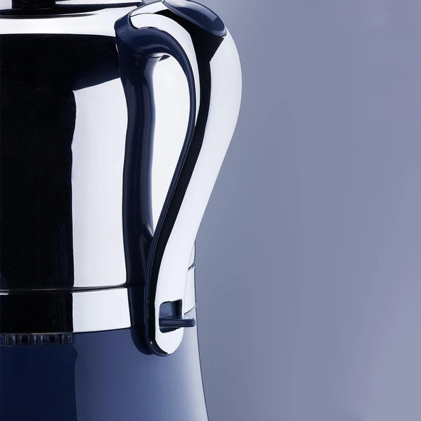 Korkmaz A843 Hanedan Azura Çelik Semaver Inox - Krom - 4