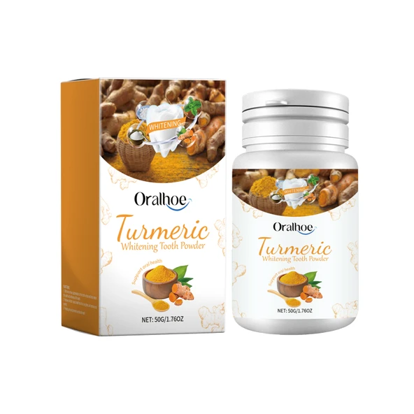 Zerdeçal Özlü Diş Temizleme Tozu - 50g - Beyazlatıcı ve Leke Giderici